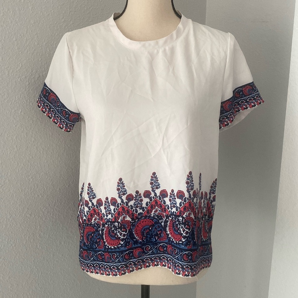 ❤️3x$20 Ann Taylor Loft Petites Floral Blouse